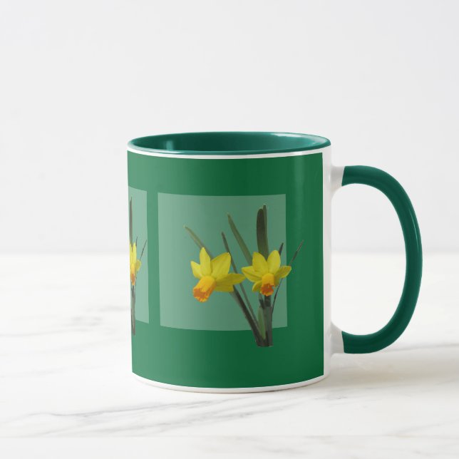 Taza Mug - Daffodils enmarcados (Derecha)