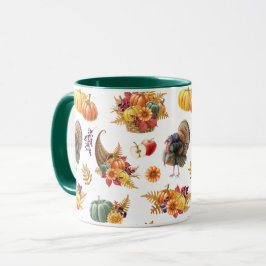 Taza Mug de Acción de Gracias Tradicional