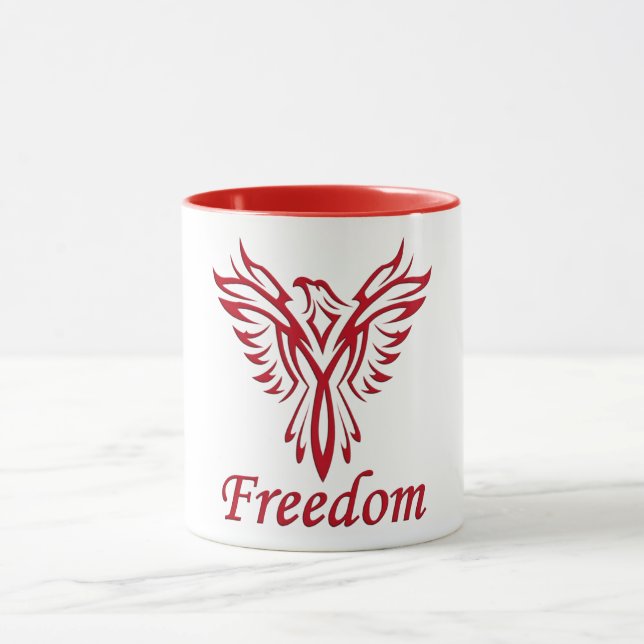 Taza Mug de águila libre - elegir estilo y color (Centro)