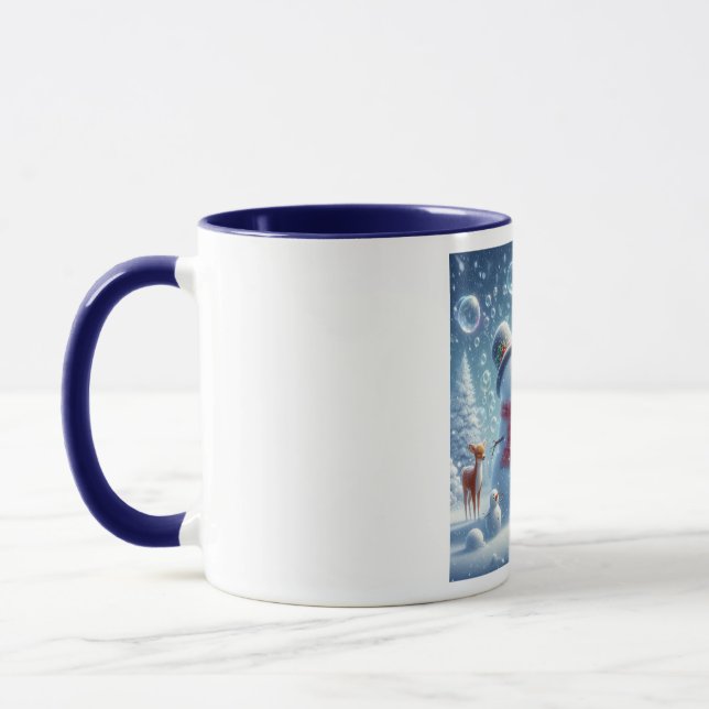 Taza Mug de amigos de nieve (Izquierda)