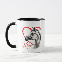 Taza Mug de amor de caballo