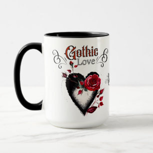 Taza Mug de amor gótico