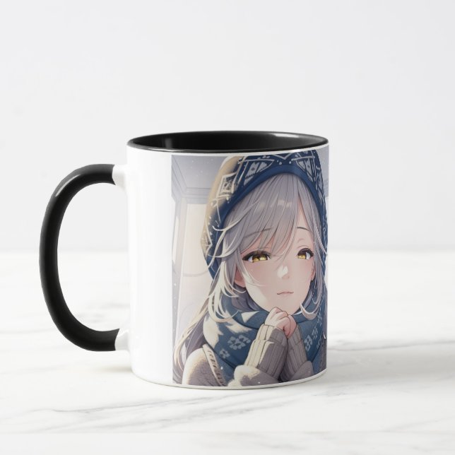 Taza Mug de ángel de invierno (Izquierda)