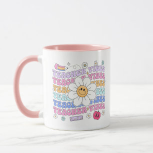Taza Mug de apreciación del profesor retro