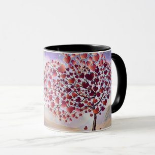 Taza Mug de árbol de amor