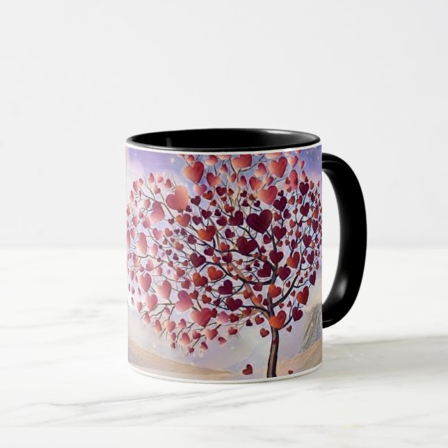 Taza Mug de árbol de amor (Anverso derecho)