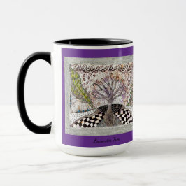 Taza Mug de árbol de lavanda