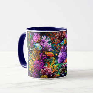 Taza Mug de arrecife de coral encantado