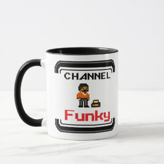 Taza Mug de arte para el canal Funky Pixel