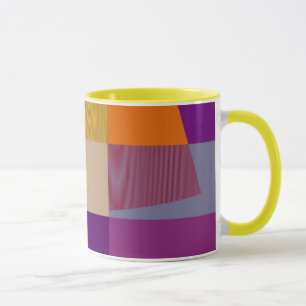 Taza Mug de arte pop retro colorido