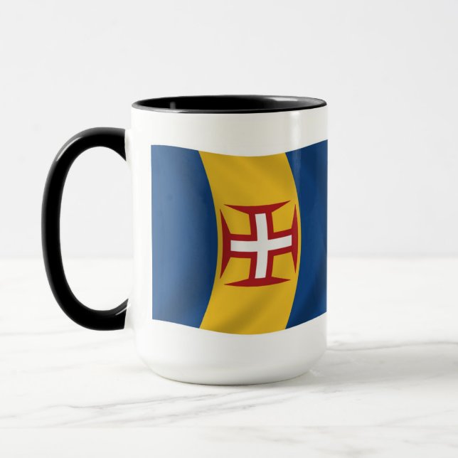 Taza Mug de bandera de Madeira (Izquierda)