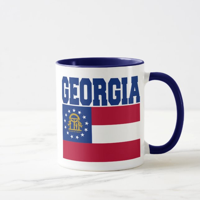 Taza Mug de bandera del estado de Georgia (Derecha)