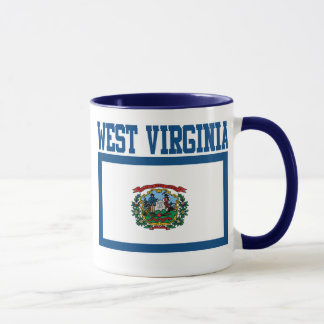 Taza Mug de bandera del estado de Virginia Occidental