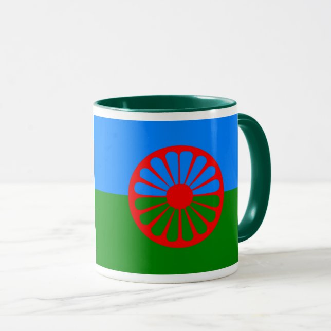 Taza Mug de bandera romaní (Anverso derecho)