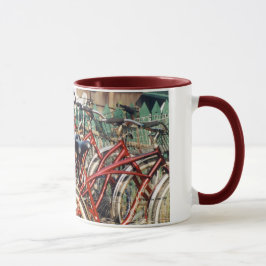 Taza Mug de "bicicletas rojas"
