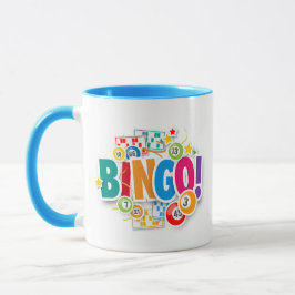 Taza Mug de bingo colorido