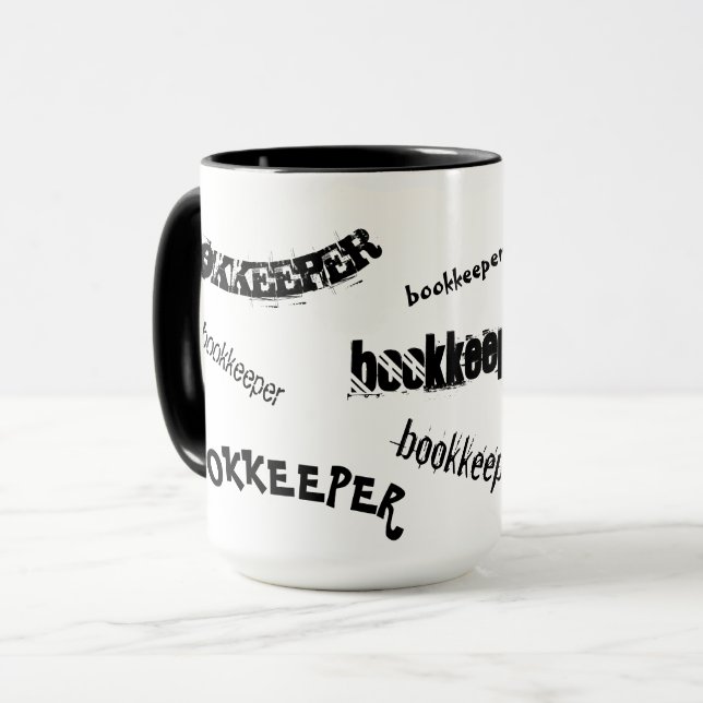 Taza Mug de "BoOkKeEpEr" (Anverso izquierdo)