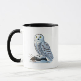 Taza Mug de búho de nieve - Elegancia ártica en cada si