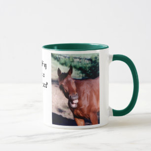 Taza Mug de caballo estandarizado para reír