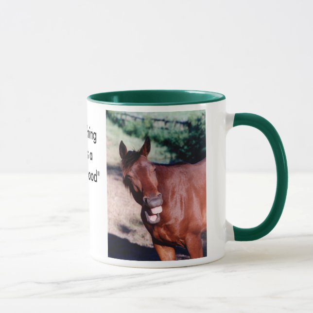 Taza Mug de caballo estandarizado para reír (Derecha)
