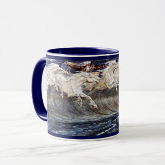 Taza Mug de caballos de Neptuno