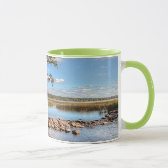 Taza Mug de Cabeceras del Parque Estatal Itasca (Derecha)