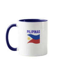 Mug de café con bandera de Filipinas