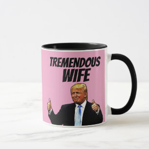 TAZA MUG DE CAFÉ DE ESPOSA, DONALD TRUMP DONNY