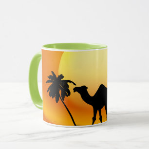Taza Mug de camello y desierto