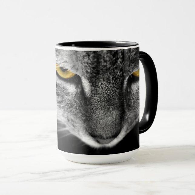 Taza Mug de cara de gato (Anverso derecho)