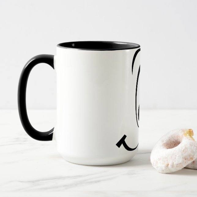 Taza Mug de cara feliz (Con donut)