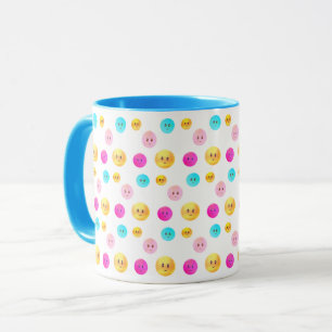 Taza Mug de caras felices y mutilleras modernas