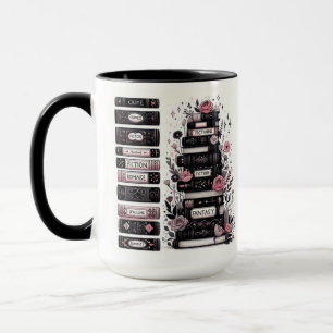 Taza Mug de cerámica para amantes de la literatura, rom