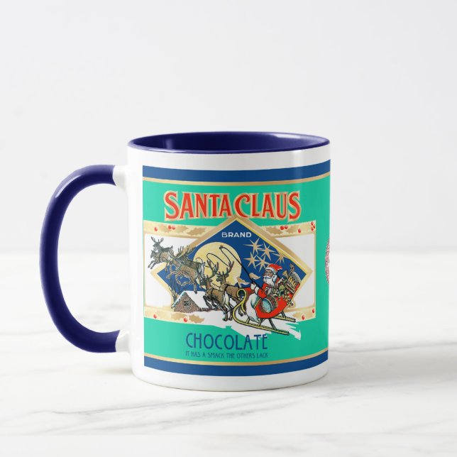 Taza Mug de chocolate de Santa Claus (Izquierda)