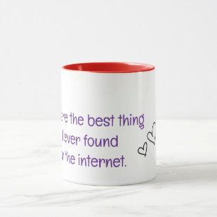 Taza Mug de citas en Internet