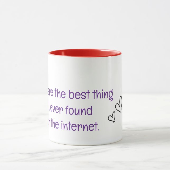 Taza Mug de citas en Internet (Centro)
