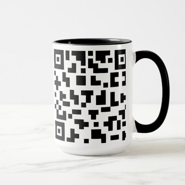 Taza Mug. de código de barras (Derecha)