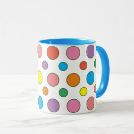 Taza Mug de color circular