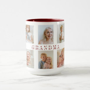 Taza Mug de coma de la abuela personalizada   Fotos per