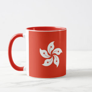 Taza Mug de Combo con bandera de Hong Kong
