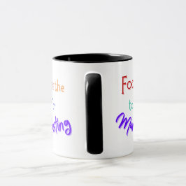 Taza Mug de confirmación positiva