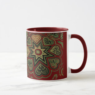 Taza Mug de 'Corazones Rústicos'