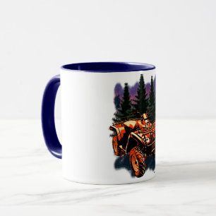 Taza Mug de cuatro ruedas