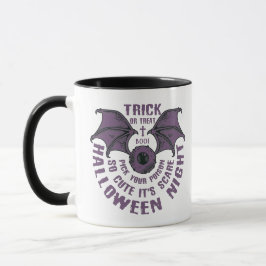 Taza Mug de Cute Bat Halloween - Truco o trato