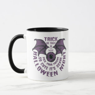 Taza Mug de Cute Bat Halloween - Truco o trato