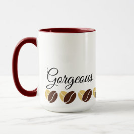 Taza Mug de cute con tu nombre y un adjetivo especial