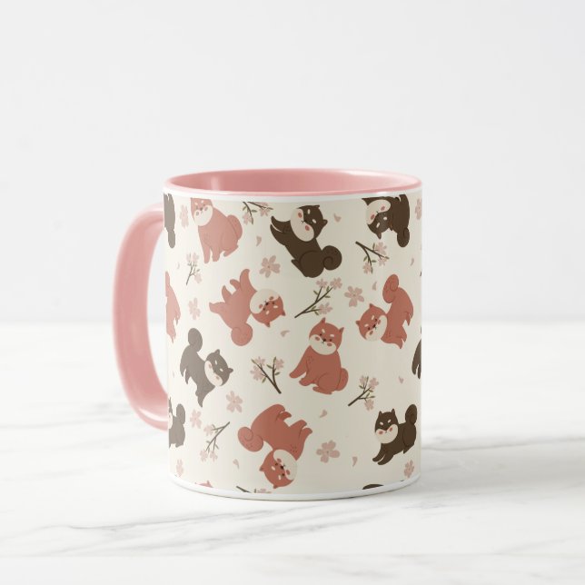 Taza Mug de Cute Pups (Anverso izquierdo)