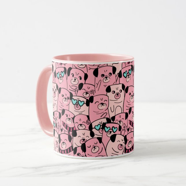 Taza Mug de Cute Pups (Anverso izquierdo)