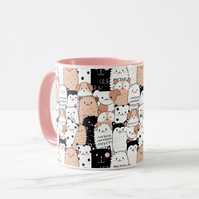 Taza Mug de Cute Pups (Anverso izquierdo)
