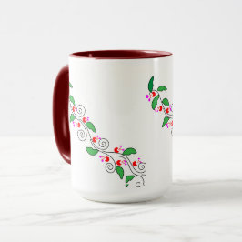 TAZA MUG DE DESCANSO FLORAL